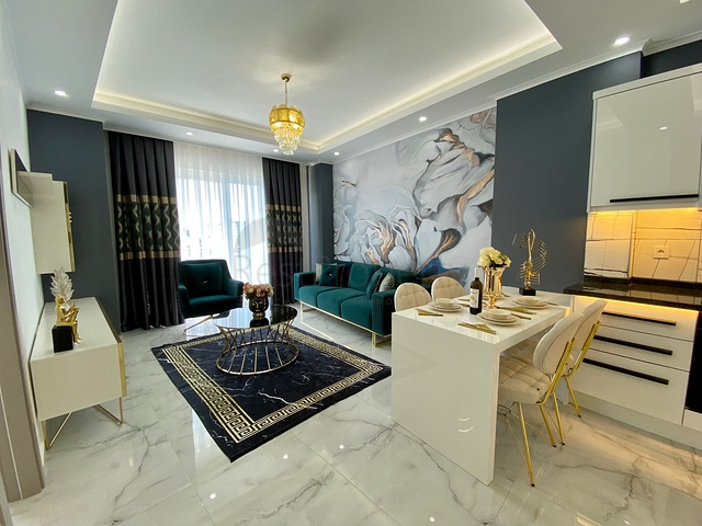 Квартира 1+1 в дизайнерском оформлении 