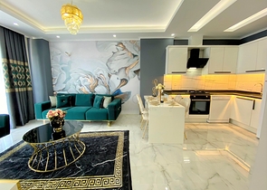 Квартира 1+1 в дизайнерском оформлении 