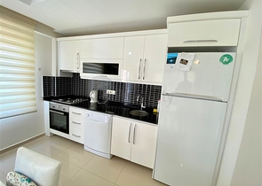 Меблированная квартира планировкой 1+1 в районе Махмутлар