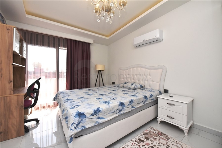 Пентхаус 2+1 на аренду в районе пляжа Клеопатры