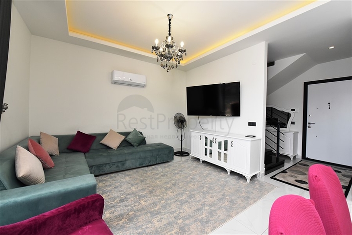 Пентхаус 2+1 на аренду в районе пляжа Клеопатры