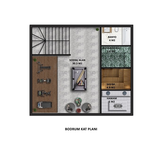 Роскошная вилла 4+1 в Каргыджаке