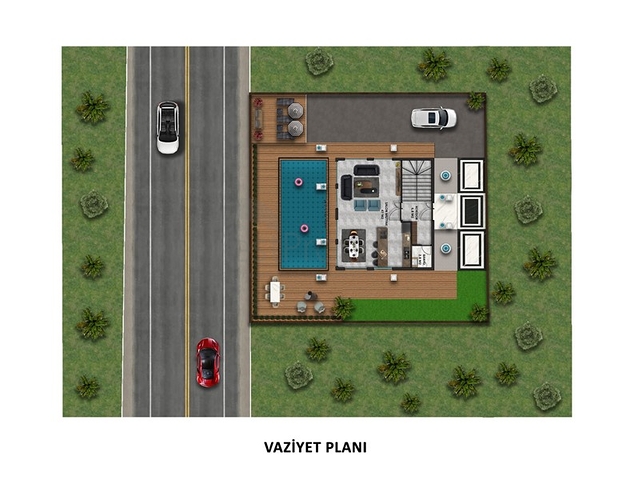 Роскошная вилла 4+1 в Каргыджаке