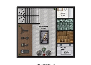Роскошная вилла 4+1 в Каргыджаке