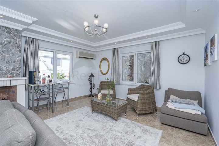 Двухэтажная вилла 3+1 с видом на море