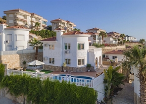 Двухэтажная вилла 3+1 с видом на море