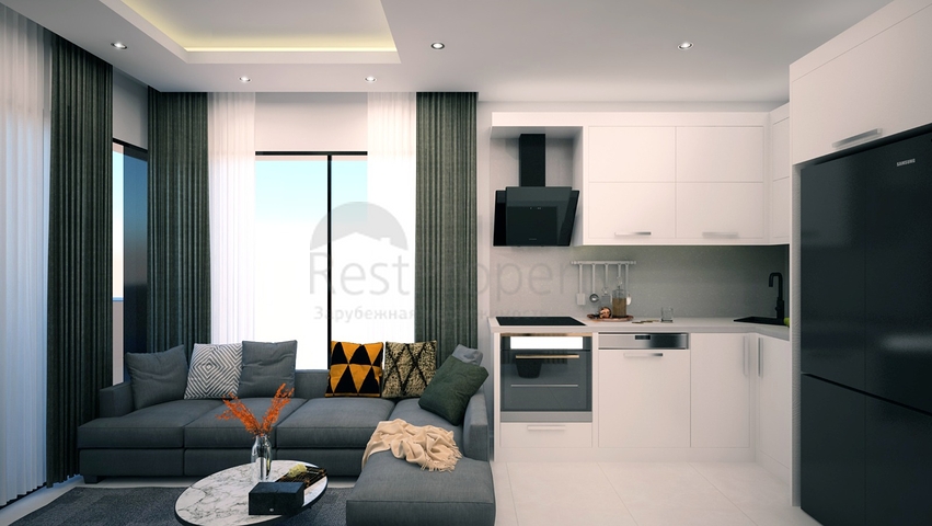 Квартира в новом жилом комплексе в Авсалларе