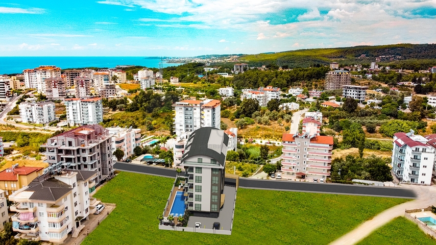 Квартира в новом жилом комплексе в Авсалларе