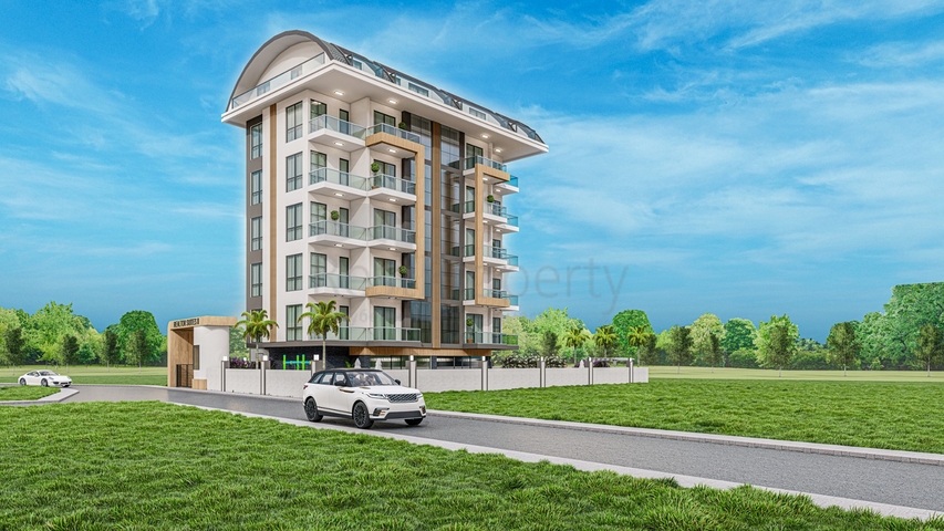 Квартира в новом жилом комплексе в Авсалларе