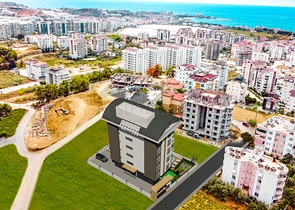 Квартира в новом жилом комплексе в Авсалларе