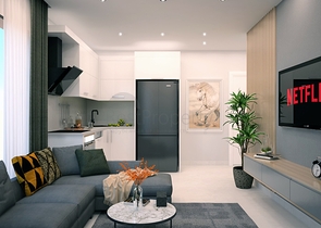 Квартира в новом жилом комплексе в Авсалларе