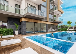 Квартира в новом жилом комплексе в Авсалларе