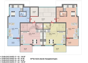 Квартира в новом жилом комплексе в Авсалларе