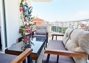 Меблированная квартира 2+1 в 50 метрах от моря