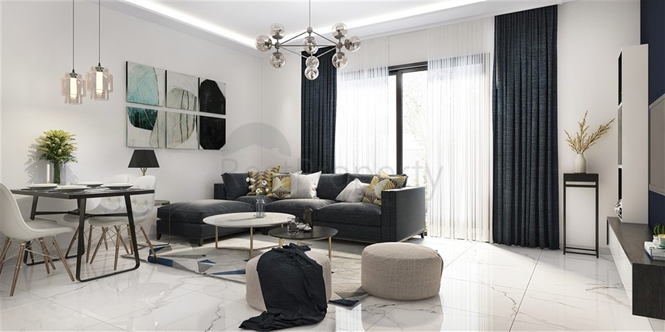 Квартира планировки 1+1 в районе Авсаллар