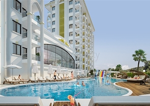 Квартира планировки 1+1 в районе Авсаллар