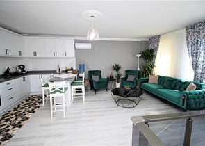 Меблированная вилла планировки 2+1