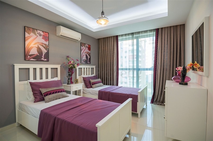 Меблированная квартира планировки 2+1 в районе Махмутлар