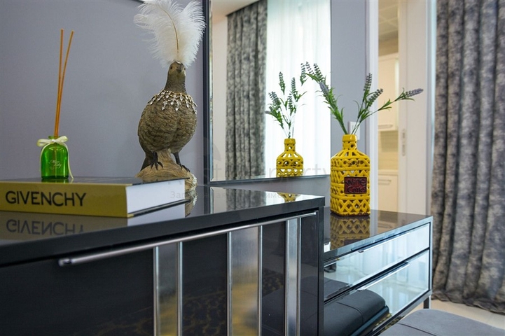 Меблированная квартира планировки 2+1 в районе Махмутлар