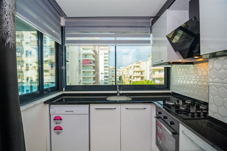 Меблированная квартира планировки 2+1 в районе Махмутлар