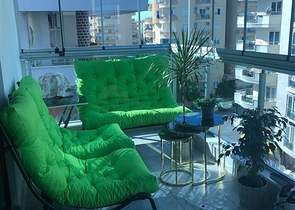 Меблированная квартира планировки 2+1 в районе Махмутлар