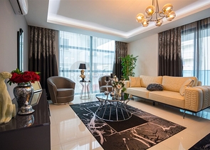 Меблированная квартира планировки 2+1 в районе Махмутлар