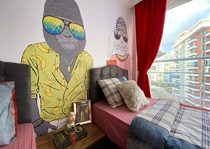 Уютная трехкомнатная квартира с мебелью