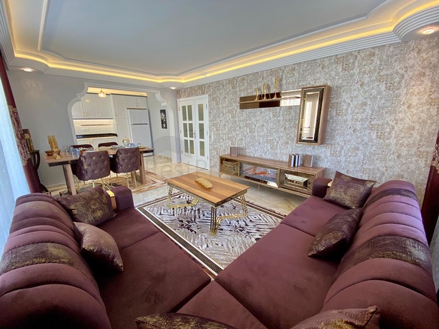 Меблированная квартира планировки 2+1 в районе Махмутлар