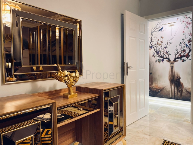 Меблированная квартира планировки 2+1 в районе Махмутлар