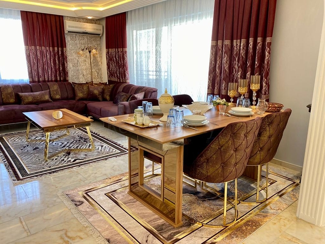 Меблированная квартира планировки 2+1 в районе Махмутлар