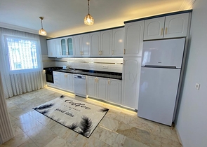 Меблированная квартира планировки 2+1 в районе Махмутлар