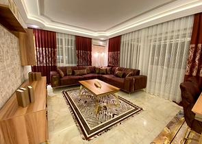 Меблированная квартира планировки 2+1 в районе Махмутлар