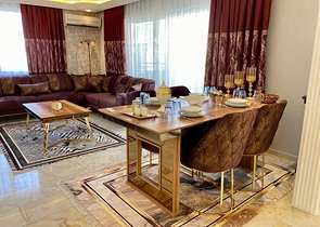 Меблированная квартира планировки 2+1 в районе Махмутлар