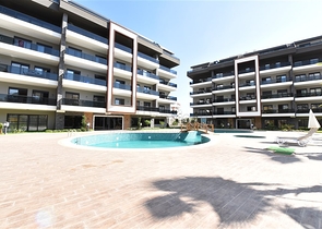 Двухкомнатная квартира в районе Оба