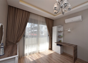 Трехкомнатная квартира с мебелью планировкой 2+1