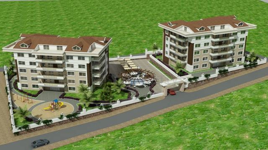 Просторные квартиры 3+1 в Обе, Алания