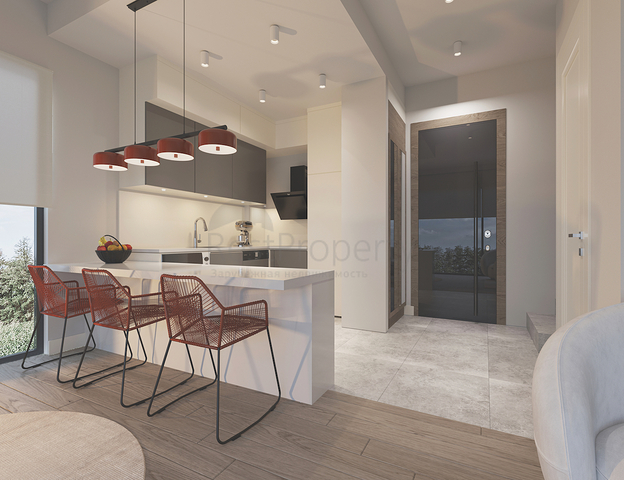 Виллы 3+1 и 4+1 в эко комплексе в окружении хвойного леса в районе Дортепе на восточной части Бодрума.