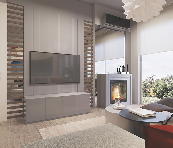 Виллы 3+1 и 4+1 в эко комплексе в окружении хвойного леса в районе Дортепе на восточной части Бодрума.