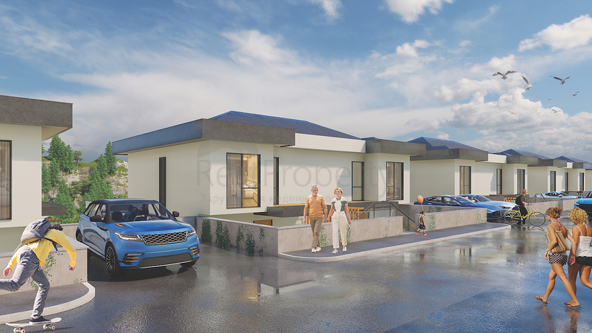 Виллы 3+1 и 4+1 в эко комплексе в окружении хвойного леса в районе Дортепе на восточной части Бодрума.