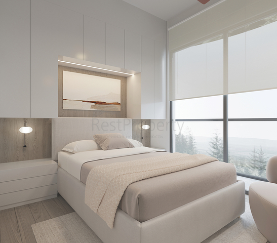 Виллы 3+1 и 4+1 в эко комплексе в окружении хвойного леса в районе Дортепе на восточной части Бодрума.