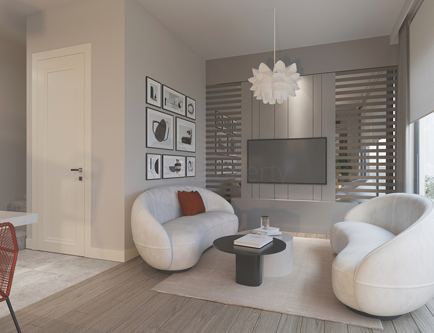 Виллы 3+1 и 4+1 в эко комплексе в окружении хвойного леса в районе Дортепе на восточной части Бодрума.