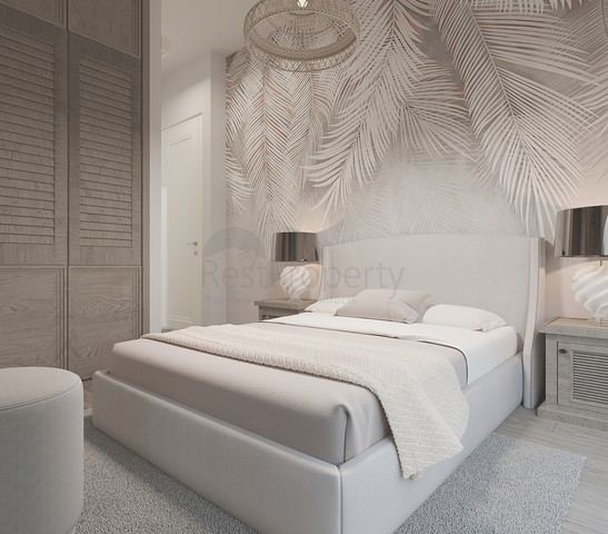 Виллы 3+1 и 4+1 в эко комплексе в окружении хвойного леса в районе Дортепе на восточной части Бодрума.