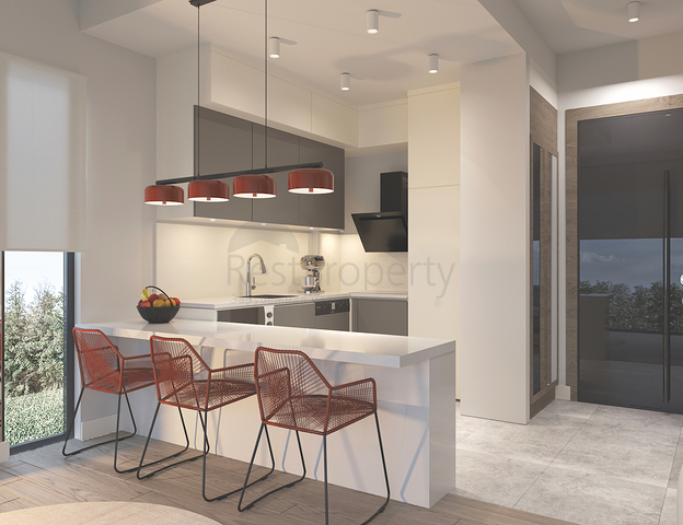 Виллы 3+1 и 4+1 в эко комплексе в окружении хвойного леса в районе Дортепе на восточной части Бодрума.