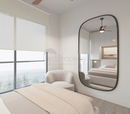 Виллы 3+1 и 4+1 в эко комплексе в окружении хвойного леса в районе Дортепе на восточной части Бодрума.