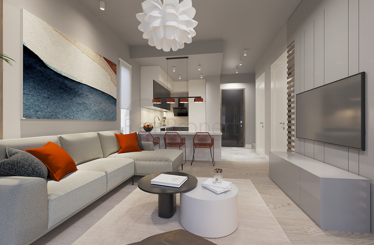 Виллы 3+1 и 4+1 в эко комплексе в окружении хвойного леса в районе Дортепе на восточной части Бодрума.