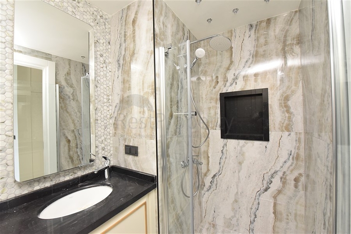 Квартира 1+1 в новом элитном жилом комплексе в 300 м от пляжа Клеопатры 