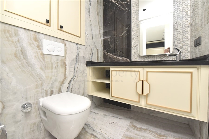 Квартира 1+1 в новом элитном жилом комплексе в 300 м от пляжа Клеопатры 