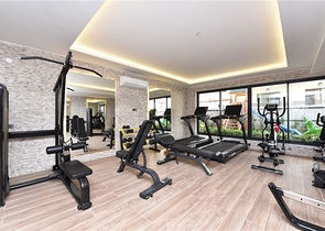 Квартира 1+1 в новом элитном жилом комплексе в 300 м от пляжа Клеопатры 