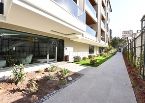 Квартира 1+1 в новом элитном жилом комплексе в 300 м от пляжа Клеопатры 