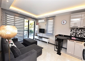 Двухкомнатная квартира в центре Алании